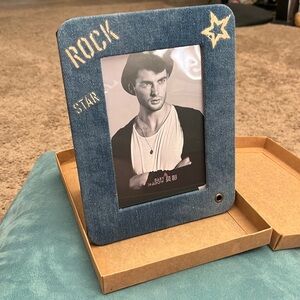 Denim 4x6” picture frame